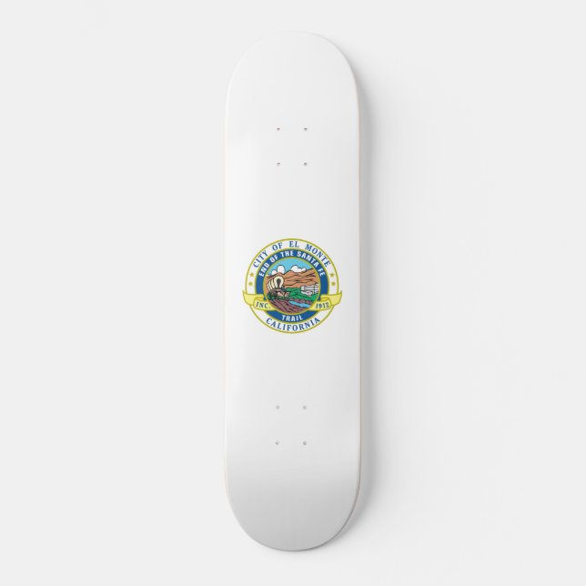 El Monte (California) City Seal Skateboard (Front)