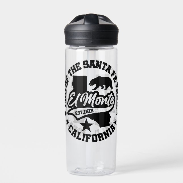 El Monte,California Water Bottle (Front)
