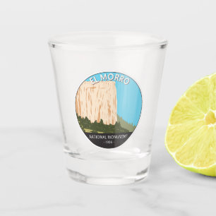 El Morro National Monument Inscription Rock  Shot Glass