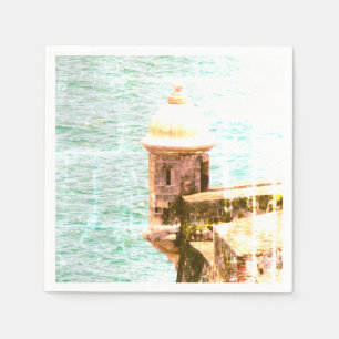 El Morro: Puerto Rico Party Theme Napkin