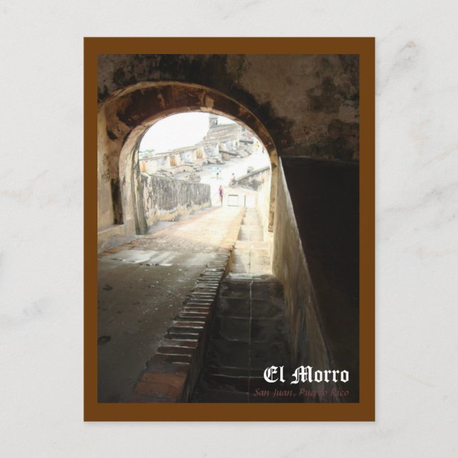 El Morro, San Juan, Puerto Rico Postcard (Front)