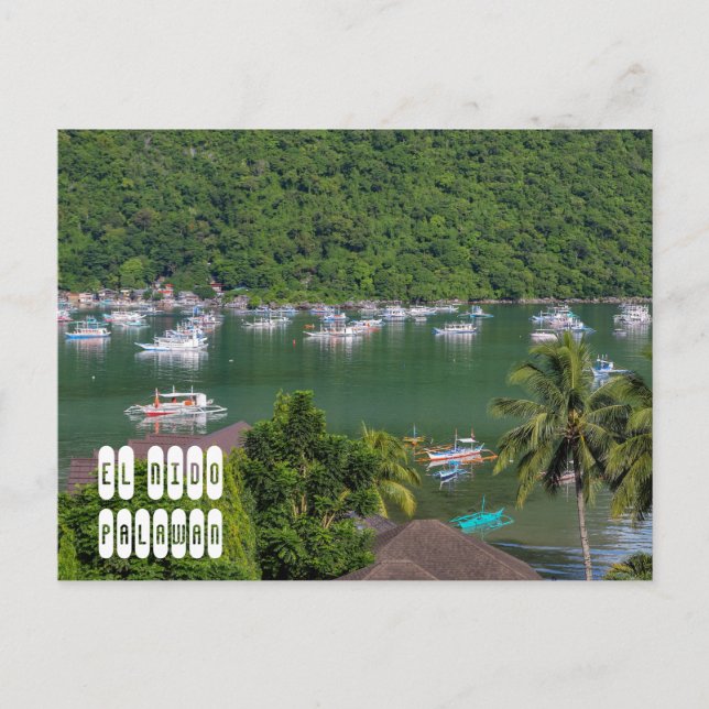 El Nido in Palawan Philippines Postcard (Front)