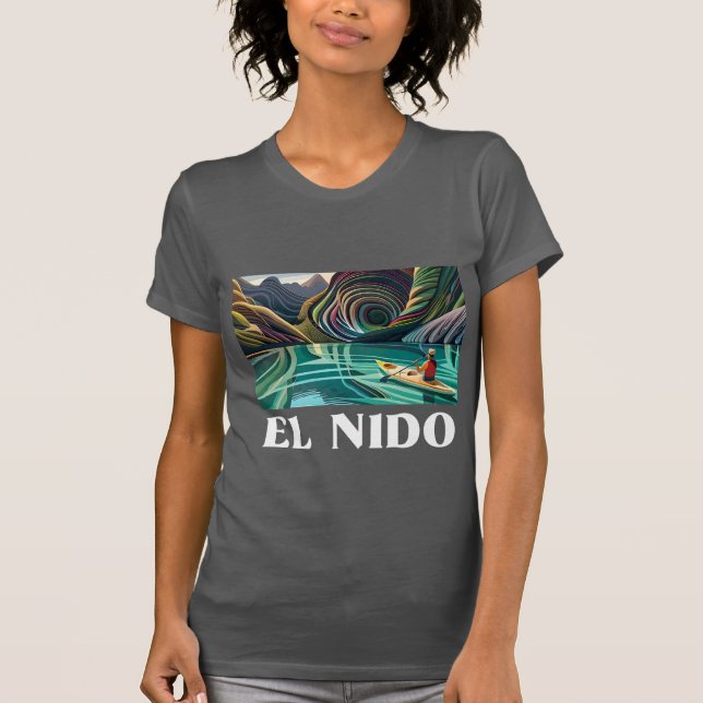 : El Nido, Palawan, Beautiful beach, Philippine la T-Shirt (Front)