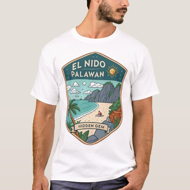 El Nido: Palawan's hidden gem T-Shirt (Front)