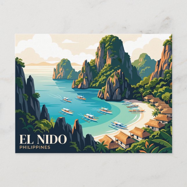 El Nido Philippines Postcard (Front)
