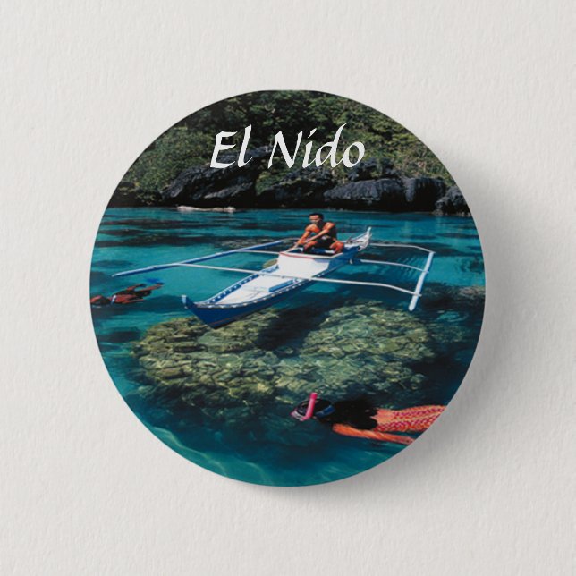 El Nido pin button (Front)
