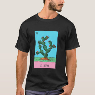 el nopal Mexican Lottery culture Long Sleeve T Shi T-Shirt