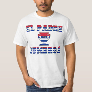 El Padre Número 1 - Number 1 Dad in Cuban T-Shirt