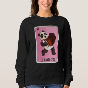 El Pandastico Mexican Slang Lottery Bingo Cards Sweatshirt
