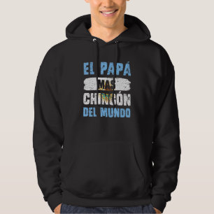 El Pap Mas Chingn Del Mundo Argentina Flag Argenti Hoodie