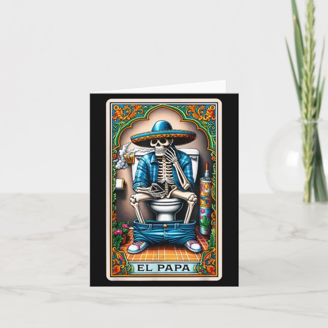 El Papa Latino Tarot Card Spanish Doing Dad (Front)