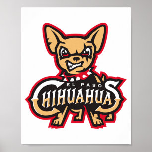 El Pas0 Chihuahuas Baseball Baseball T Shirt Poster