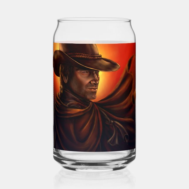 El Paso  Can Glass (Front)