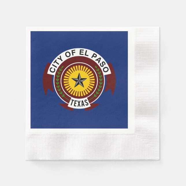 El Paso city flag Napkin (Front)
