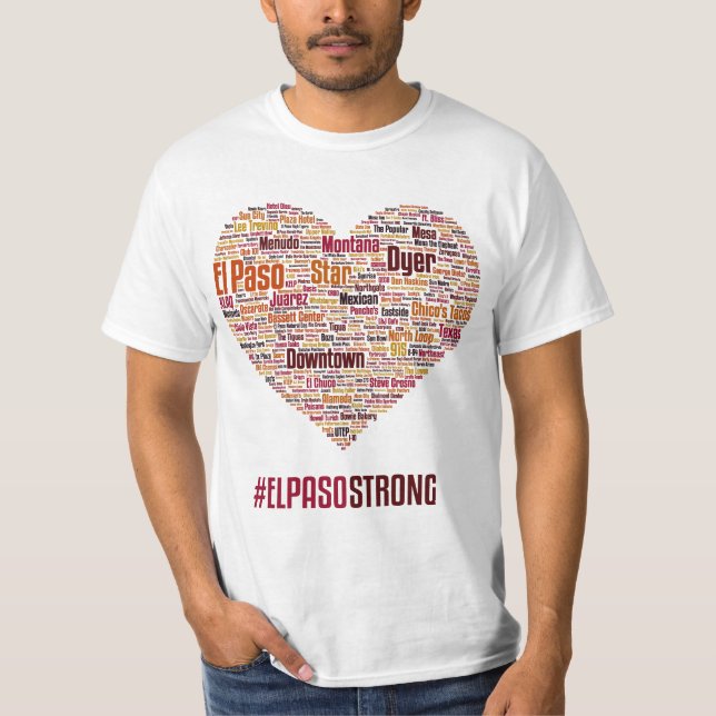 El Paso Heart 2019 - Desert Theme T-Shirt (Front)