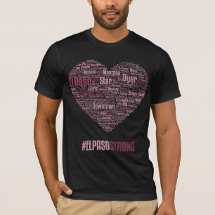 El Paso Heart 2019 - Wine Theme Dark T-Shirt