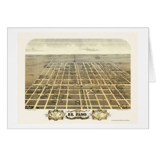 El Paso, IL Panoramic Map - 1869