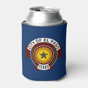 El Paso (Texas) city flag Can Cooler