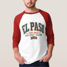 El Paso Texas Desert Pride Vintage Americana Baseb