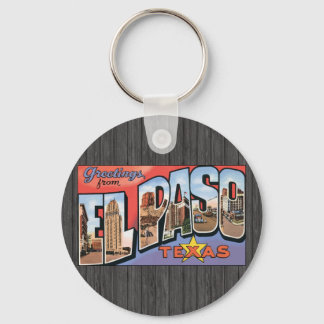 El Paso Texas Key Ring