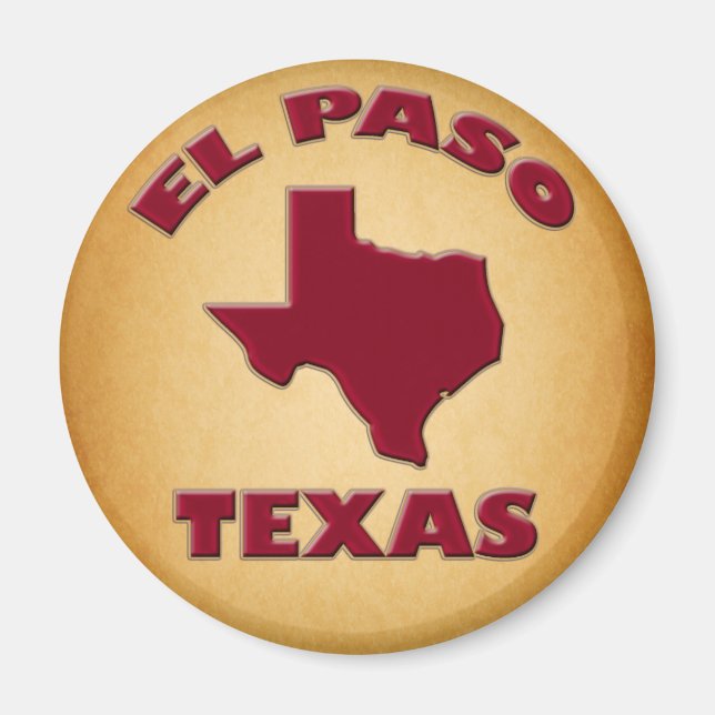 EL PASO, TEXAS MAGNET (Front)