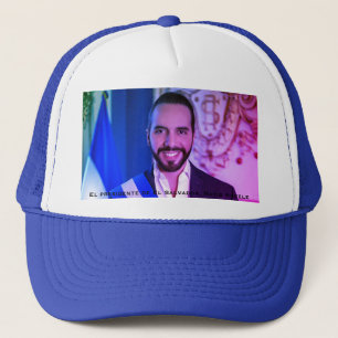 El presidente de El Salvador, Nayib Bukele Trucker Hat