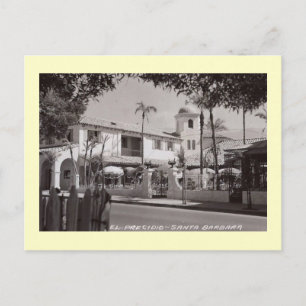 El Presidio, Santa Barbara, California Vintage Postcard