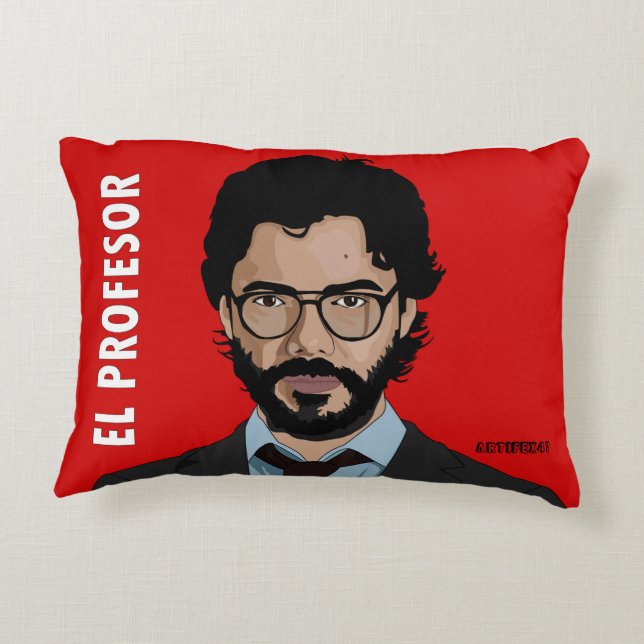 El Profesor La Casa De Papel Pillow (Back)