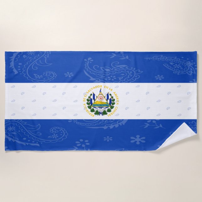 El Salvador Beach Towel (Front)