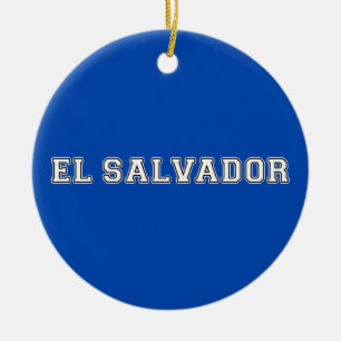 El Salvador Ceramic Tree Decoration