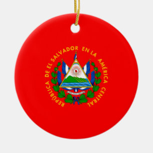 El Salvador Christmas Tree Decorations Ornaments Zazzle Co Nz