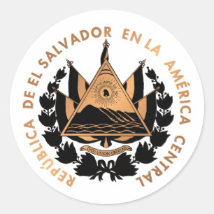 El Salvador Classic Round Sticker