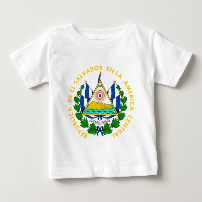 El Salvador coat of arms Baby T-Shirt (Front)