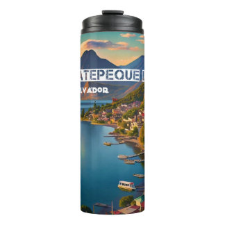 El Salvador | Coatepeque Lake Travel Vintage Retro Thermal Tumbler