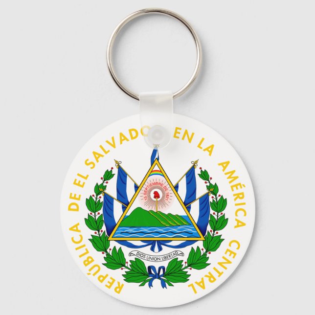 el salvador emblem key ring (Front)