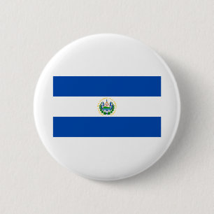 El Salvador Flag 6 Cm Round Badge
