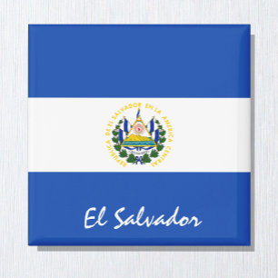 El Salvador flag & America holiday/sports fans Magnet