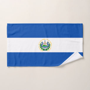 El Salvador Flag Bath Towel Set