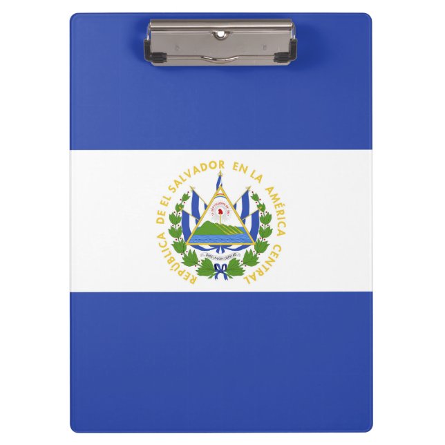 El Salvador flag Clipboard (Front)