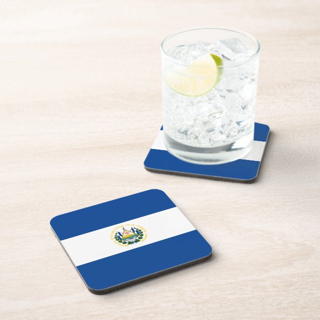 El Salvador Flag Coaster (Right Side)
