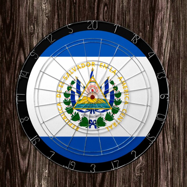 El Salvador Flag Dartboard & El Salvador/ game (Creator Uploaded)