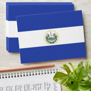 El Salvador flag Envelope