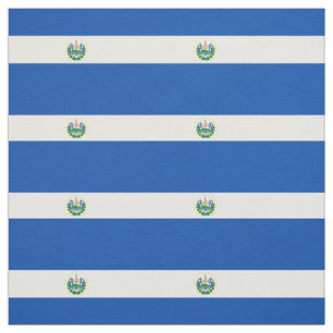 El Salvador Flag Fabric