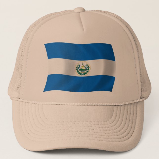 El Salvador Flag Hat (Front)