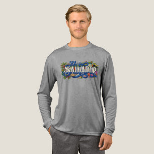 El Salvador Flag, Heritage, Culture & Tradition Tri-Blend Shirt