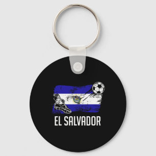 El Salvador Flag Jersey Salvadorean Soccer Team Sa Key Ring