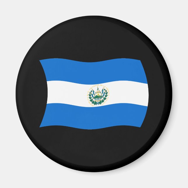 El Salvador Flag Magnet (Front)