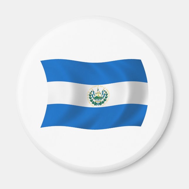 El Salvador Flag Magnet (Front)