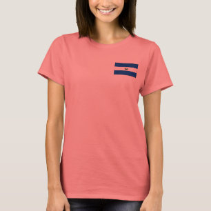 El Salvador Flag + Map T-Shirt
