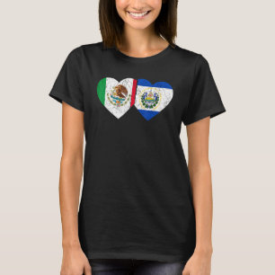 El Salvador Flag Mexican Salvadoran Roots Heritage T-Shirt